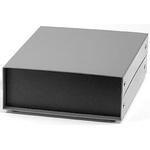 Hammond 1458 Black, Aluminium & Steel Metal Case, 203 x 254 x 127mm