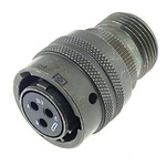 Amphenol, PT 3 Way Cable Mount MIL Spec Circular Connector Plug, Socket Contacts,Shell Size 12, Bayonet, MIL-DTL-26482