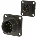 Amphenol, PT 8 Way Cable Mount MIL Spec Circular Connector Plug, Pin Contacts,Shell Size 16, Bayonet, MIL-DTL-26482
