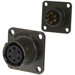 Amphenol, PT 8 Way Cable Mount MIL Spec Circular Connector Plug, Socket Contacts,Shell Size 16, Bayonet, MIL-DTL-26482