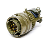 Amphenol, PT 3 Way Cable Mount MIL Spec Circular Connector Plug, Pin Contacts,Shell Size 8, Bayonet, MIL-DTL-26482