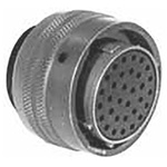 Amphenol Socapex, PT 3 Way Cable Mount MIL Spec Circular Connector Plug, Socket Contacts,Shell Size 8, Bayonet,