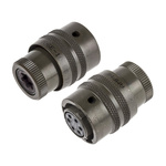 Amphenol, PT 6 Way Cable Mount MIL Spec Circular Connector Plug, Socket Contacts,Shell Size 10, Bayonet, MIL-DTL-26482