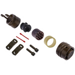 Amphenol Limited, PT 19 Way Cable Mount MIL Spec Circular Connector Plug, Pin Contacts,Shell Size 14, Bayonet,