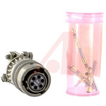 Amphenol, PT 6 Way Cable Mount MIL Spec Circular Connector Plug, Socket Contacts,Shell Size 10, Bayonet, MIL-DTL-26482