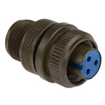 Amphenol Industrial, 97 3 Way MIL Spec Circular Connector Plug,Shell Size 10SL