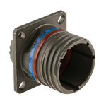 Amphenol Limited, D38999 37 Way Wall Mount MIL Spec Circular Connector Receptacle, Pin Contacts,Shell Size 15, Quick