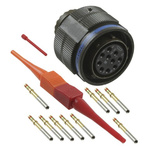 Amphenol, D38999 10 Way Free Hanging MIL Spec Circular Connector Plug, Socket Contacts,Shell Size 13, Quick Coupling