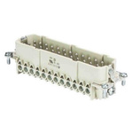 Wieland Male insert, 24 Way, 16A, Male, BAS STS, Panel Mount, 500 V