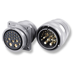 Amphenol Air LB 2 Way Circular Connector Plug, Pin Contacts