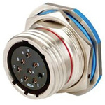 Amphenol Limited, D38999 Threaded Entry 11 Way Jam Nut MIL Spec Circular Connector Receptacle, Socket Contacts,Shell