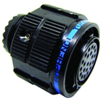 Amphenol Limited, D38999 Threaded Entry 11 Way Cable Mount MIL Spec Circular Connector Plug, Pin Contacts,Shell Size