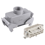 HARTING Quick Lock Connector Set, 16 Way, 16A, Female, Han E, 500 V