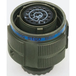 Amphenol Socapex 13 Way Cable Mount MIL Spec Circular Connector Plug, Socket Contacts,Shell Size 11, Screw Coupling,