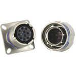 Amphenol Socapex 22 Way Wall Mount MIL Spec Circular Connector Receptacle, Socket Contacts,Shell Size 13, Screw