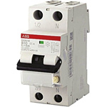ABB Type B RCBO - 1+N, 16A Current Rating, DS201 Series