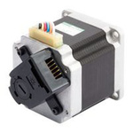 Sanyo Denki 2H56 Series Hybrid, Single Shaft Stepper Motor, 1.27Nm Torque, 36 V, 1.8°, 56 x 56mm Frame, 6.35mm Shaft