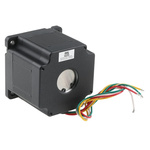 RS PRO Hybrid Stepper Motor, 2.3 V, 1.8°, 85.85 x 85.85mm Frame, 12.7mm Shaft