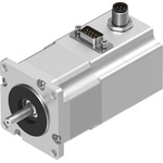Festo EMMS-ST Series Hybrid Stepper Motor, 0.8Nm Torque, 48 V, 1.8°, 6.35mm Shaft