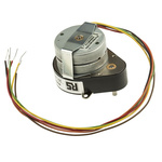 McLennan Servo Supplies Permanent Magnet Stepper Motor, 1.0Nm Torque, 5 V, 7.5°, 4mm Shaft