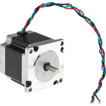 RS PRO Hybrid, Permanent Magnet Stepper Motor, 1.26Nm Torque, 2.5 V, 1.8°, 56.4 x 56.4mm Frame, 6.35mm Shaft