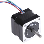 RS PRO Hybrid, Permanent Magnet Stepper Motor, 0.22Nm Torque, 2.8 V, 1.8°, 42.3 x 42.3mm Frame, 5mm Shaft