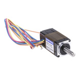 Sanyo Denki SH21 Series Hybrid, Single Shaft Stepper Motor, 6.5mNm Torque, 24 V, 1.8°, 14 x 14mm Frame, 4mm Shaft