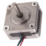 RS PRO Hybrid, Permanent Magnet Stepper Motor, 65mNm Torque, 2.64 V, 1.8°, 39.2 x 39.2mm Frame, 5mm Shaft
