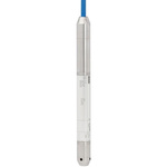 WIKA LH-20 Series Level Sensor Submersible Pressure Transmitter, 4-20mA Output, Cable Mount, Stainless Steel Body