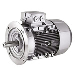 Siemens 1LE1 Reversible Induction AC Motor, 7.5 kW, IE2, 3 Phase, 2 Pole, 400 V, 690 V, Flange Mount Mounting