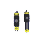 Flowline Thermo-Flo Series Liquid and Gas Flow Switch Flow Switch, Cable, Polypropylene Body