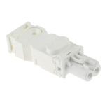 Wieland GST15i2 Series Mini Connector, 2-Pole, Female, Cable Mount, 16A, IP20
