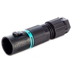 RS PRO Tee Plug, 2-Pole, Male, 1-Way, Cable Mount, 10A, IP68