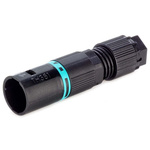 RS PRO Tee Plug, 2-Pole, Male, 1-Way, Cable Mount, 10A, IP68