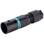 RS PRO Tee Plug, 2-Pole, Male, 1-Way, Cable Mount, 10A, IP68