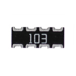 KOA CN Series 100Ω ±5% Isolated Array Resistor, 4 Resistors 0805 (2012M) package Concave SMT