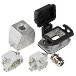 Phoenix Contact Connector Set, 6 Way, 16A, Female, Male, HC, 500 V