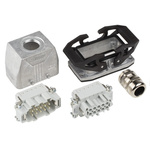 Phoenix Contact Connector Set, 10 Way, 16A, Female, Male, HC, 500 V