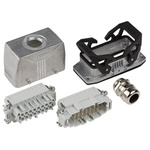 Phoenix Contact Connector Set, 16 Way, 16A, Female, Male, HC, 500 V