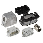 Phoenix Contact Connector Set, 10 Way, 16A, Female, Male, HC, 500 V