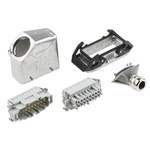 Phoenix Contact Connector Set, 16 Way, 16A, Female, Male, HC, 500 V