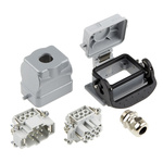 Phoenix Contact Connector Set, 6 Way, 16A, Female, Male, HC, 500 V