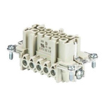 Wieland Female insert, 10 Way, 16A, Female, BAS BUS, Panel Mount, 500 V