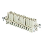 Wieland Female insert, 24 Way, 16A, Female, BAS BUS, Panel Mount, 500 V