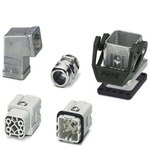 Phoenix Contact Connector Set, 4 Way, 10A, Female, Male,  HC-STA
