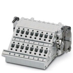Phoenix Contact Terminal Adapter, 16 Way, 16A, Female, B16, Panel Mount, 500 V ac