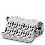 Phoenix Contact Terminal Adapter, 24 Way, 16A, Male, B24, Panel Mount, 500 V ac