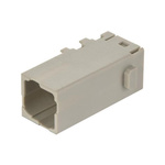 HARTING Crimp Connector Cube, 4 Way, 16A, Male, Han-Modular, Han-Domino, Cable Mount, 400 V