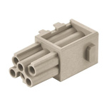 HARTING Crimp Connector Cube, 6 Way, 10A, Female, Han-Modular, Han-Domino, Cable Mount, 250 V