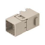 HARTING Crimp Connector Cube, 6 Way, 16A, Male, Han-Modular, Han-Domino, Cable Mount, 32 V